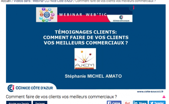 Webinar témoignages clients AJEM CONSULTANTS